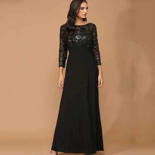 Formal Customized Mother of Dresses Elegant A Line Bride Party Dress Lace Floor Length Evening Gowns robes invitée mariage