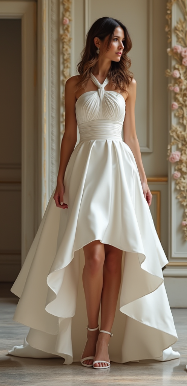 Timeless Satin Wedding Dress Bridal Gown for Elegant Brides 2025 collection