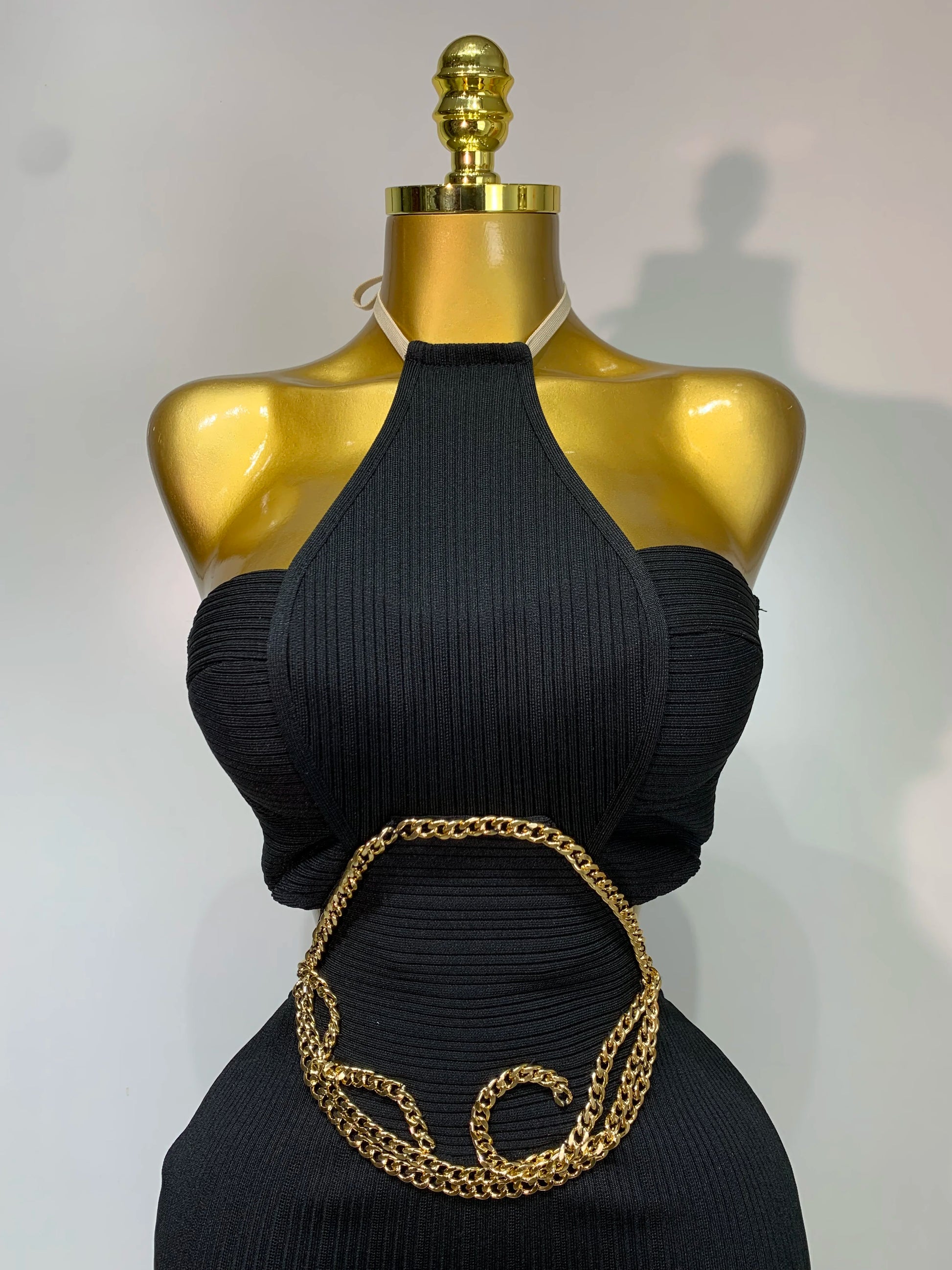 Women Sleeveless Sexy Halter Hollow Out Black Bodycon Long Bandage Dress 2025 Celebrity Elegant Party Luxury Birthday Club Dress