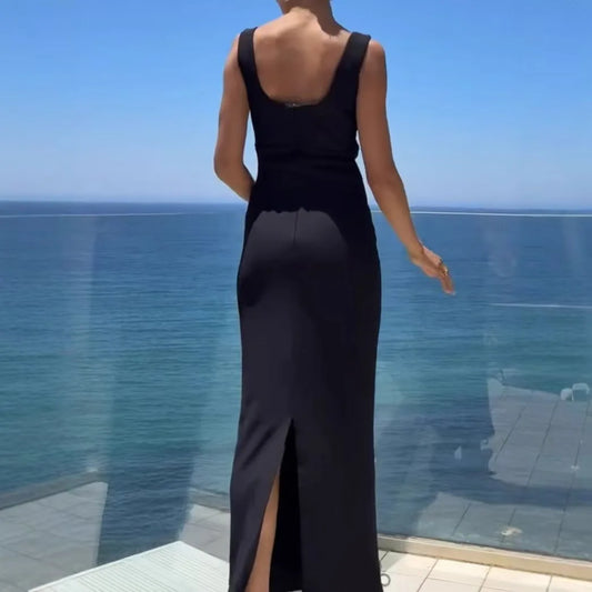 New Arrival Women Sleeveless Sexy O-Neck Diamond Flowers Bodycon Long Bandage Dress Celebrate Evening Party Office Lady Outfit