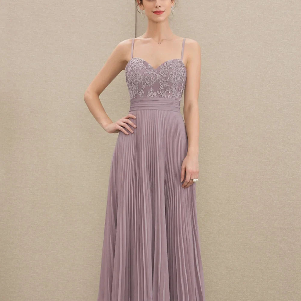 Mother Of The Bride Dress - Customized Elegant Chiffon Bridal Dress A Line Sweetheart Wedding Party Gowns Formal Occasion Applique Mother Dresses For Bride