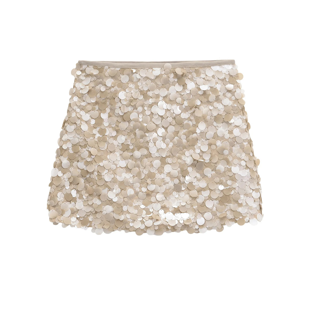 2025 Spring/Summer Women's French Design Short Style Bead embellished Sequin Fashion Style Punk Mini Skirt