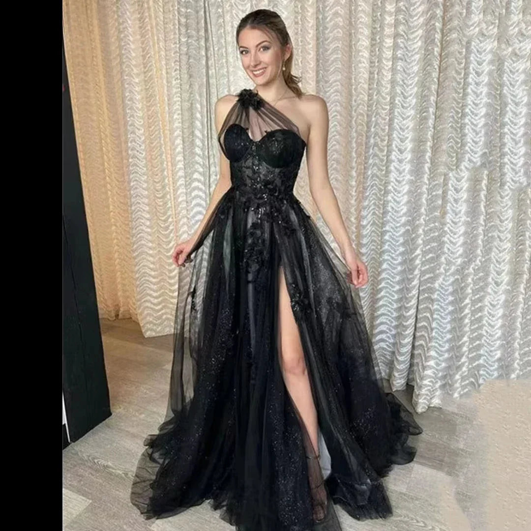 Prom Party Cocktail Evening Dresses Ball Gowns Wedding Party Dress Women Elegant Luxury Dress for Weddings Formal New Customized black
