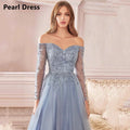 Prom Party Cocktail Evening Dresses Ball Gowns Wedding Party Dress Women Elegant Luxury Dress Women 2025 High Quality Customized blue