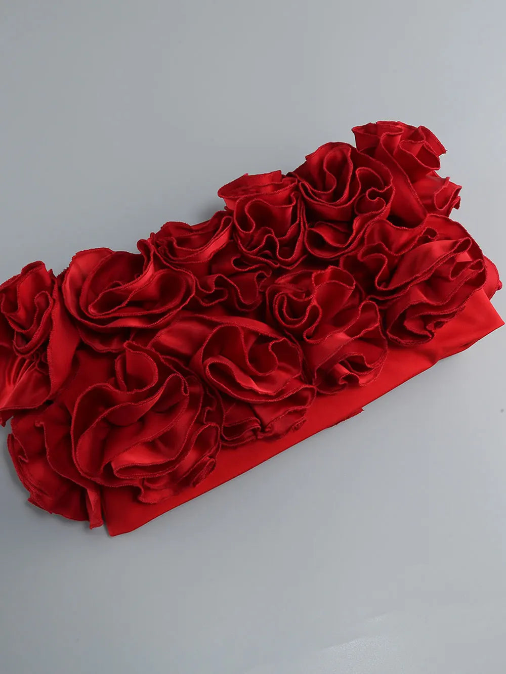 2024 Sexy Women'S Floral Mini Skirt Set Strapless Sleeveless Fishbone Backless Drawstring Vest+Mini Skirt Two-Piece Set