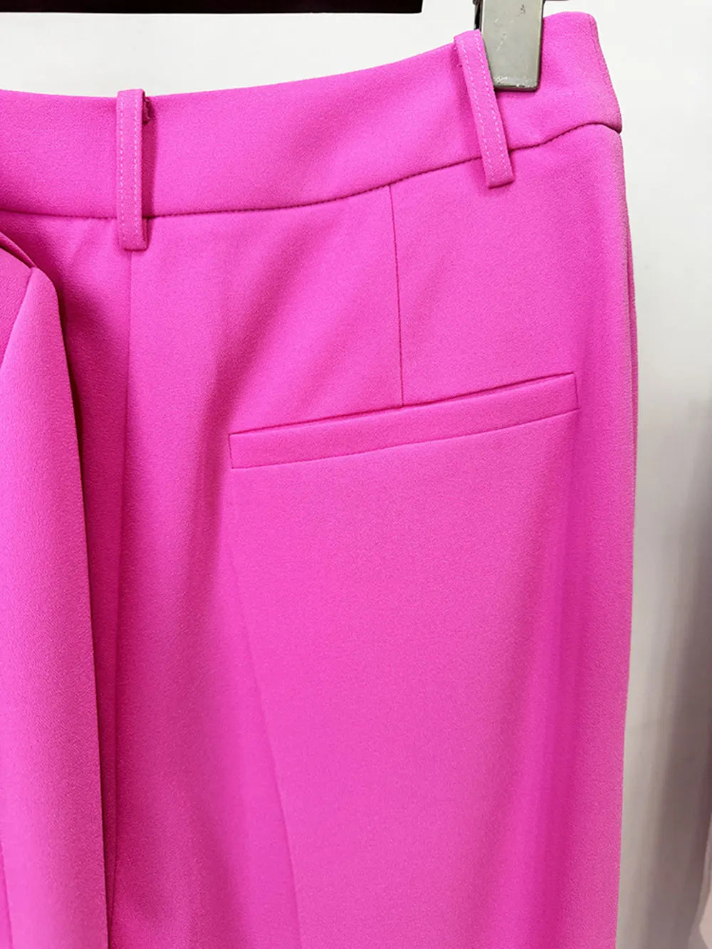 2024 Elegant Women's Light Luxury Suit Pants Set with Large Collar Long Sleeve Slim Fit Short Suit Coat and Pants Two Piece Set