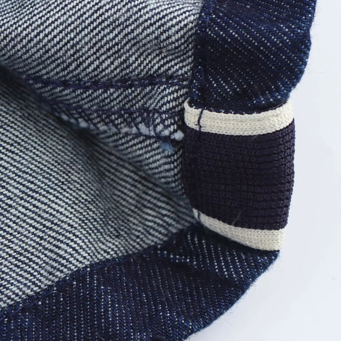 Striped Denim Jacket Suit For Women Spring And Autumn 2025 New Style Temperament Wide-leg Pants Two-piece Suit