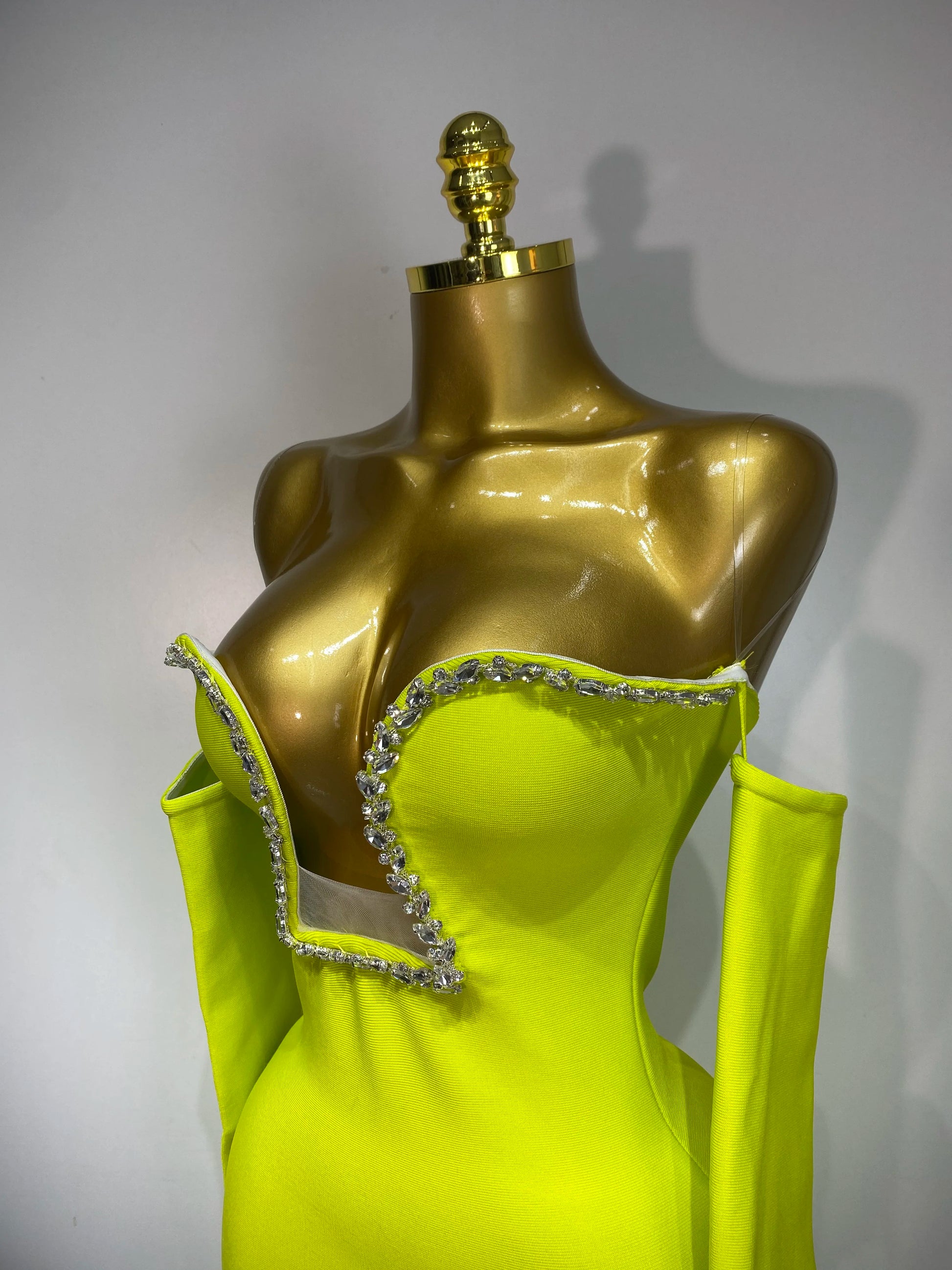 WomenSexy Off Shoulder Luxury Diamonds Long Bodycon Bandage Dress Celebrity Elegant Prom Gown Birthday Club Cocktail Dress