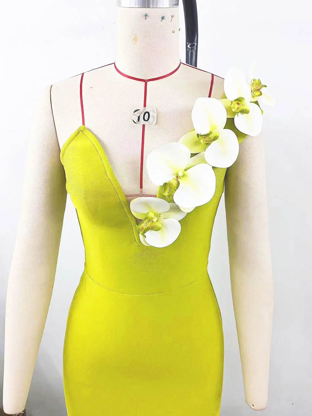 2024 Sexy Women's 3D Flower Decoration Long Dress Strapless Sleeveless Bodycon Backless Max Dress Cocktail Evening Party Vestido