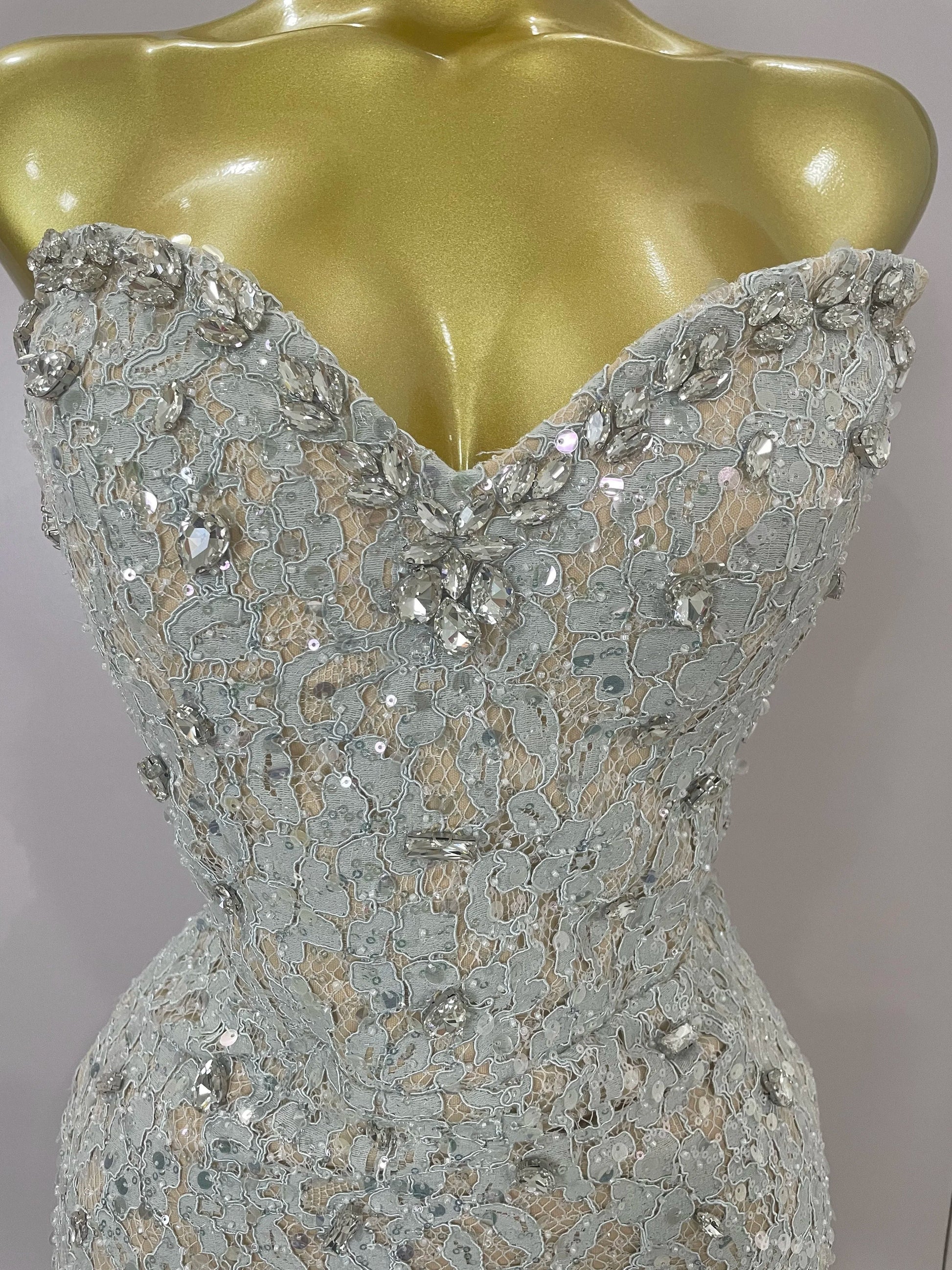 Luxury Sparkle Diamond Tassel Halter Cocktail Dress Women Elegant Evening Formal Gowns Wedding Party Dresses Stage Costumes