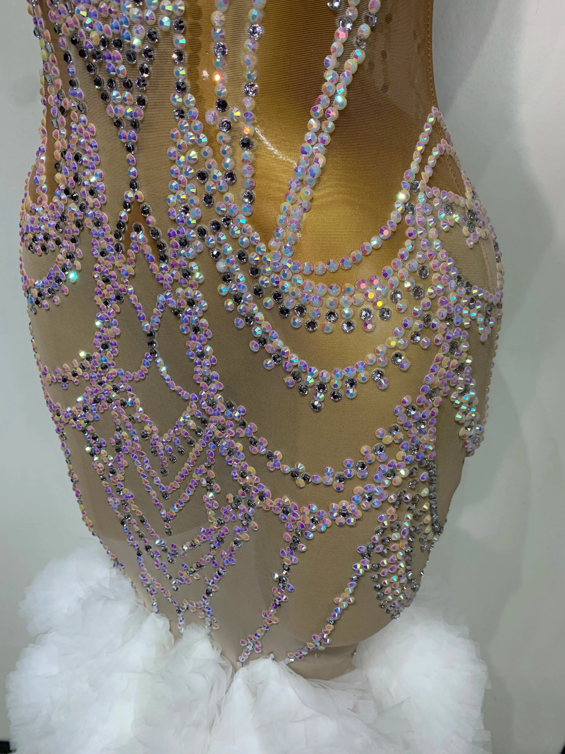 High Quality Women Sparkly Rhinestone Mesh Sleeveless Bodycon Long Dress Wedding Guest Gowns Luxury Birthday Evening Party Dress