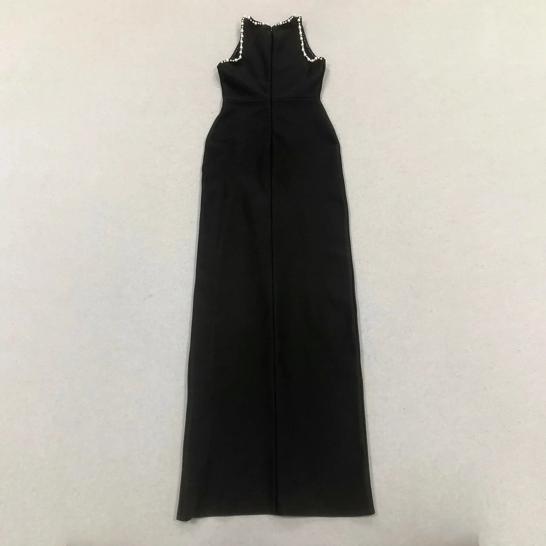 Women Sleeveless Sexy Shinning Rhinestones Bodycon Long Bandage Dress Celebrate Evening Party Birthday Fashion Wear