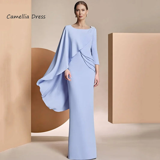 Customized Formal Bridal Dress Elegant Sheath Wedding Party Gowns For Bride Long Chiffon Formal Mother Dresses New 2025