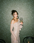 New Shinning Sequins Women Long Sleeve Off the Shoulder Bodycon Long Maxi Dress Fashion Celebrate Birthday Party Outfit