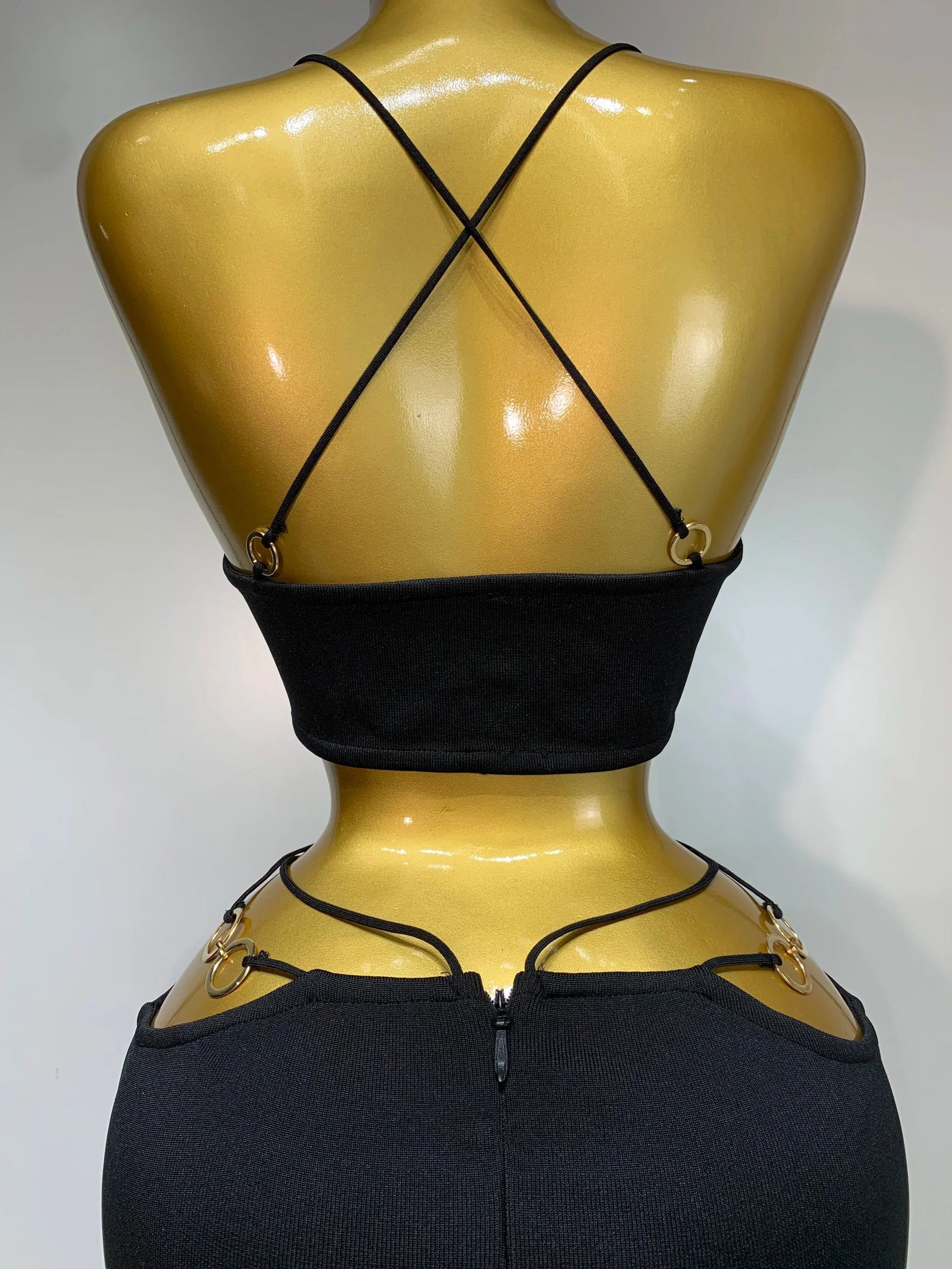 Women Sleeveless Sexy Spaghetti Strap Hollow Out Bodycon Long Bandage Dress Celebate Elegant Luxury Birthday Club Dresses