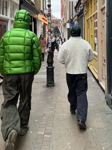 Women's Winter Coats Warm Hooded Padded Jacket Autumn 2025 Female Panelled Lantern Sleeve Zipper Pocket Loose Coat New Outerwear