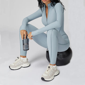 Women Fitness Sport Bodysuit High Elasticity Yoga Jumpsuit Outdoors Gym Tracksuits Female Workout Running Sports Sexy Jumpsuit