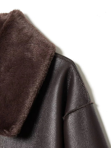 Women's Bomber Coats Reversible Faux Leather Jacket Street Female Lapel Long Sleeve Button Early Spring Coat New Lady Outerwears