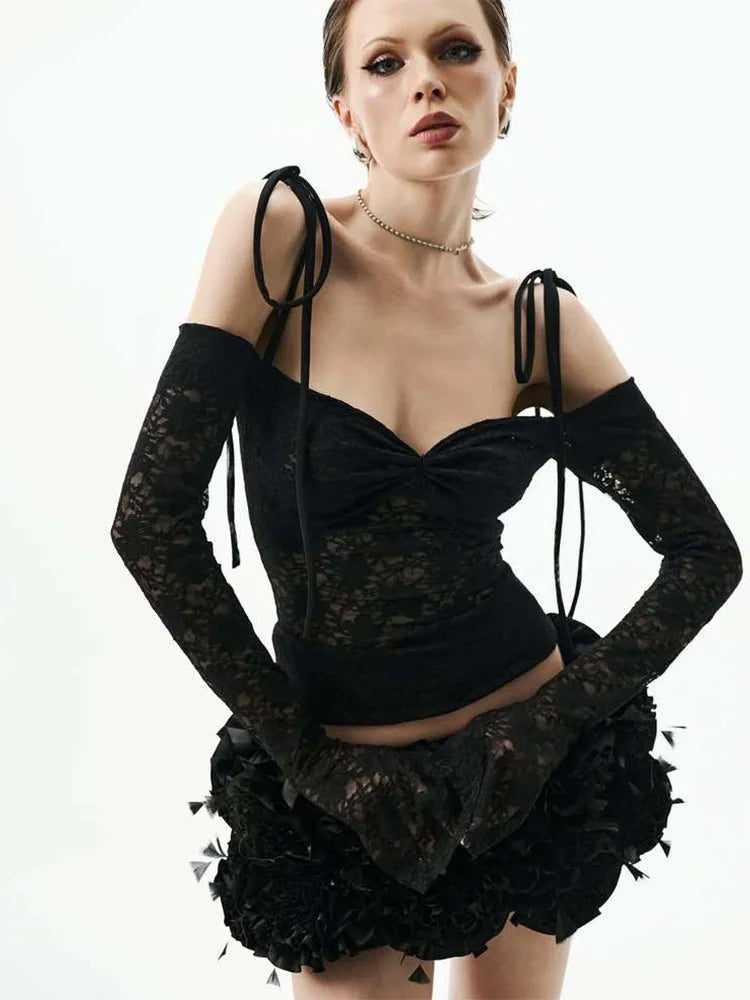 New Summer Women Sexy Lace Off the Shoulder Full Florlas Bodycon Mini Dress Nightclub Party Celebrate Bar Singer Wear