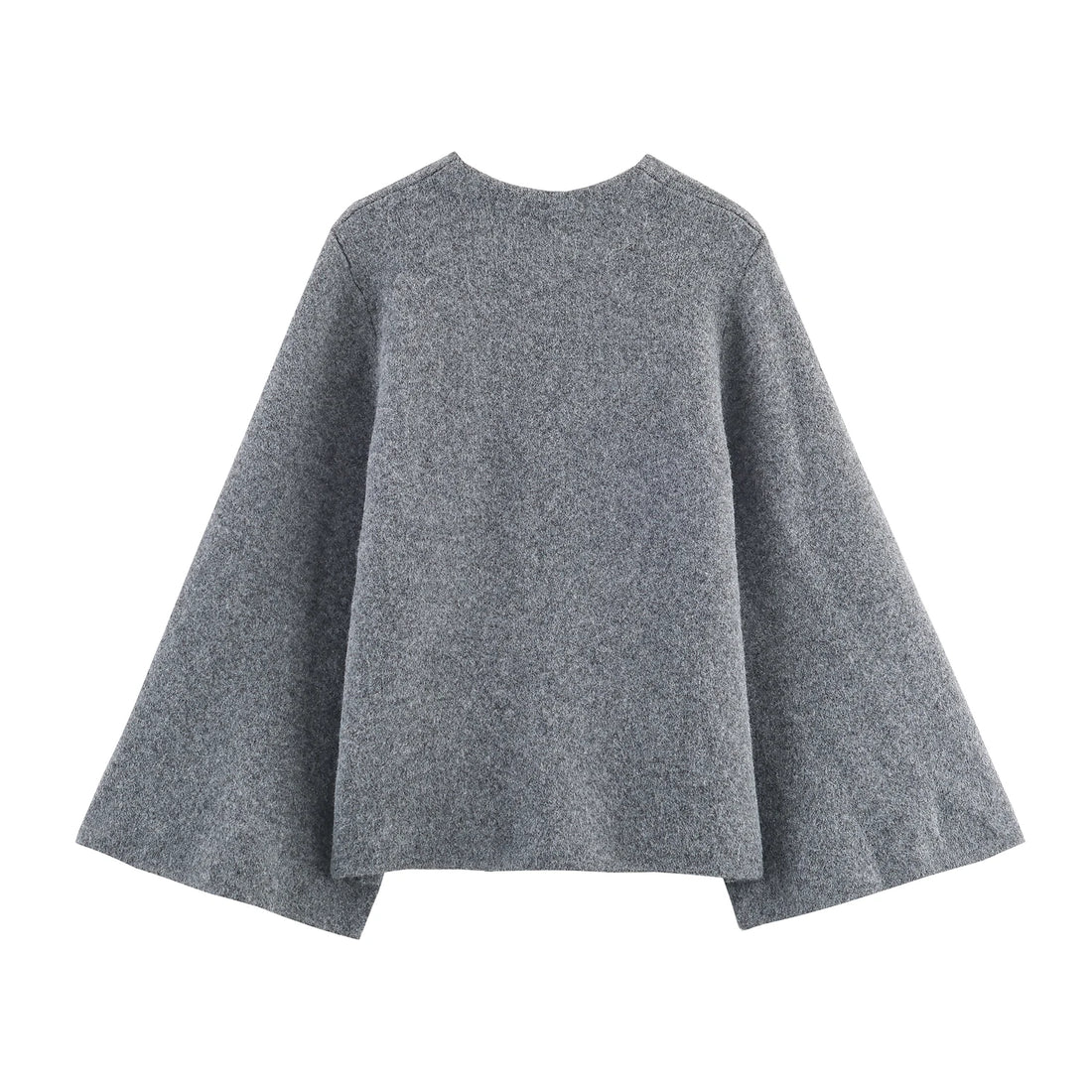 European and American style winter new product lazy style retro kimono style knitted split sleeve coat cardigan jacket