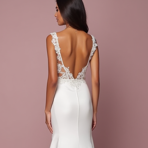 Mermaid Wedding Dress for Luxury Brides Who Love High-End Fashion