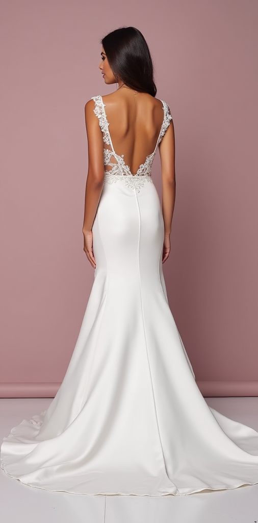 Mermaid Wedding Dress for Luxury Brides Who Love High-End Fashion