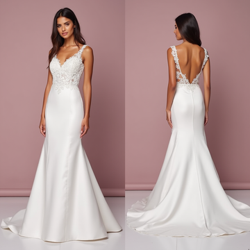 Mermaid Wedding Dress for Luxury Brides Who Love High-End Fashion