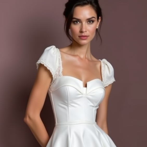 Flirty Short Wedding Dress and Mini Dress with Spaghetti Straps for a Delicate Look