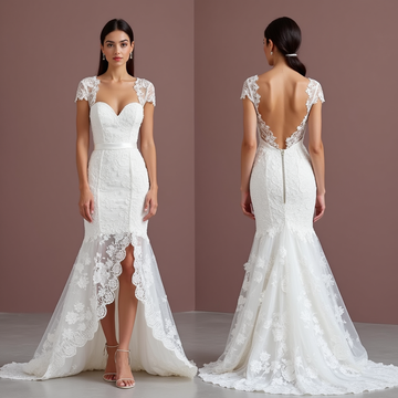 Mermaid Wedding Dress for Elegant Brides Who Love a Glamorous Fit