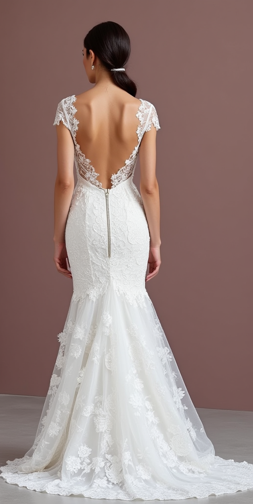 Mermaid Wedding Dress for Elegant Brides Who Love a Glamorous Fit