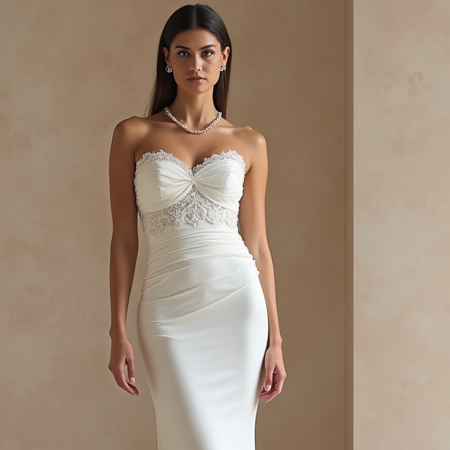 Mermaid Wedding Dress with a Figure-Hugging Silhouette for Sexy Brides