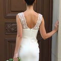 Mini Wedding Dress for a Sophisticated Yet Playful Bridal Look