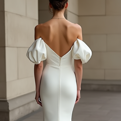 Mermaid Wedding Dress for Outdoor Weddings, Chic and Sophisticated