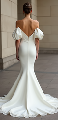 Mermaid Wedding Dress for Outdoor Weddings, Chic and Sophisticated