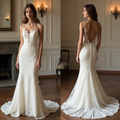Mermaid Wedding Dress with a Glamorous Fit for Red-Carpet-Inspired Brides
