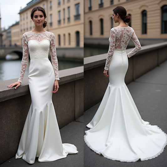 Mermaid Wedding Dress for Brides Who Want a Sexy and Sleek Fit