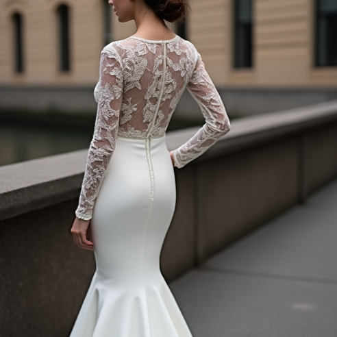 Mermaid Wedding Dress for Brides Who Want a Sexy and Sleek Fit