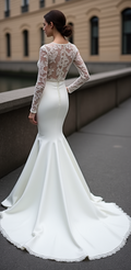 Mermaid Wedding Dress for Brides Who Want a Sexy and Sleek Fit