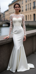 Mermaid Wedding Dress for Brides Who Want a Sexy and Sleek Fit