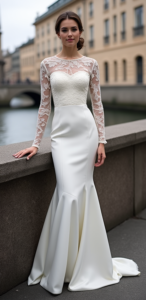 Mermaid Wedding Dress for Brides Who Want a Sexy and Sleek Fit