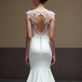 Mermaid Wedding Dress with an Open Back for a Glamorous Bridal Look