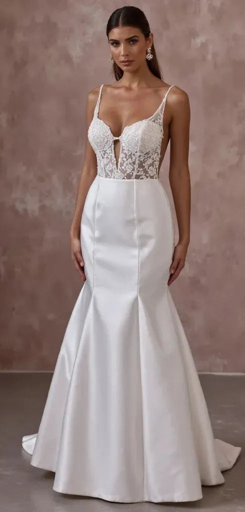 Mermaid Wedding Dress for Brides Who Want a Hollywood-Inspired Style