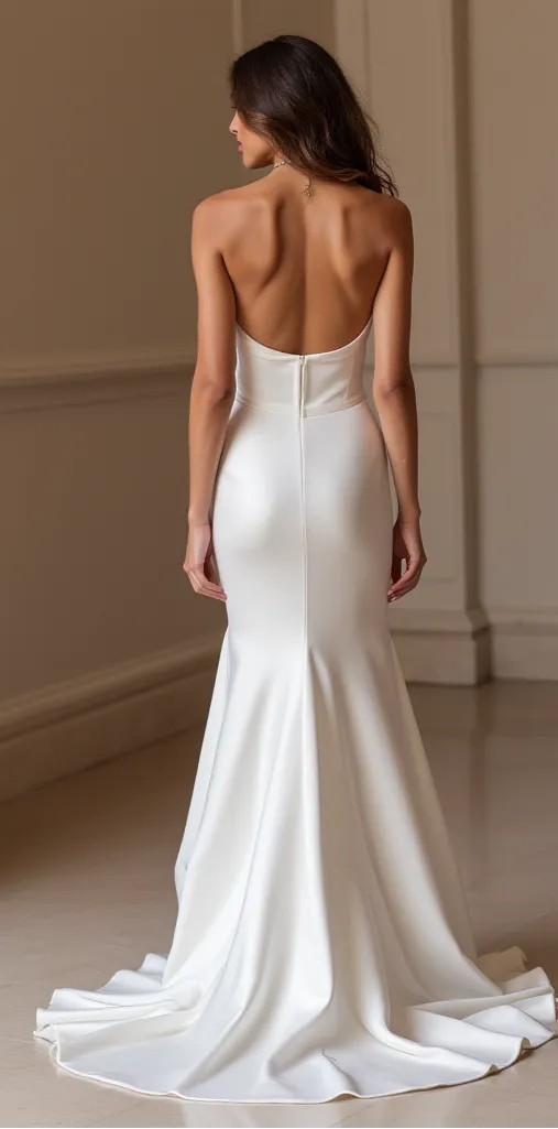 Mermaid Wedding Dress with a Flattering Silhouette for Elegant Brides
