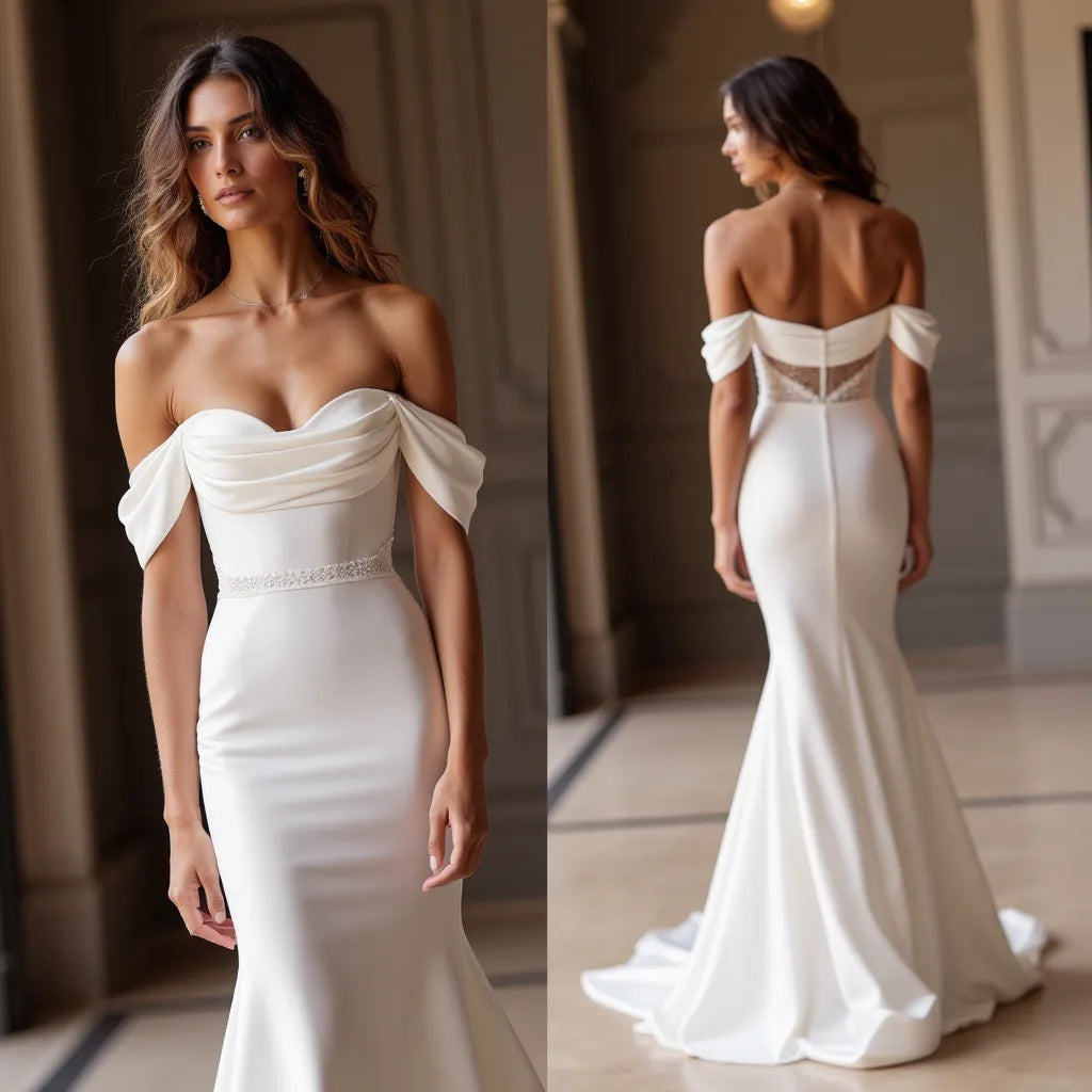 Mermaid Wedding Dress with a Modern Fit for Chic and Trendy Brides
