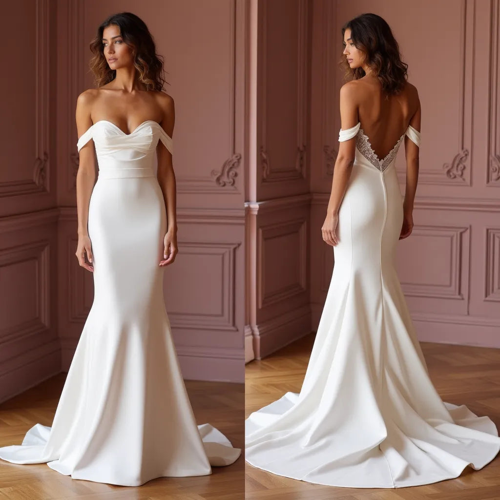 Mermaid Wedding Dress with Stunning Details for a Show-Stopping Look