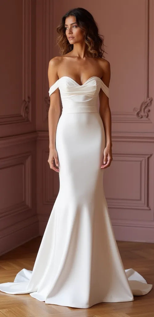 Mermaid Wedding Dress with Stunning Details for a Show-Stopping Look