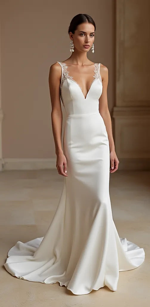 Mermaid Wedding Dress for Brides Who Love a Romantic and Sleek Design