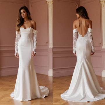 Mermaid Wedding Dress for Contemporary Brides Wanting a Sleek Style