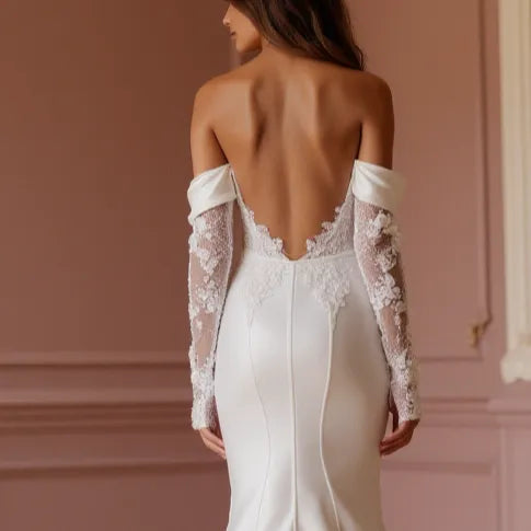 Mermaid Wedding Dress for Contemporary Brides Wanting a Sleek Style