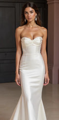 Mermaid Wedding Dress with a Figure-Hugging Fit for a Sexy Look